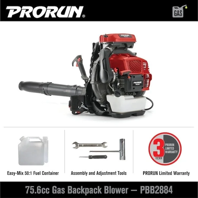 PRORUN Gas Backpack Leaf Blower - Image 2