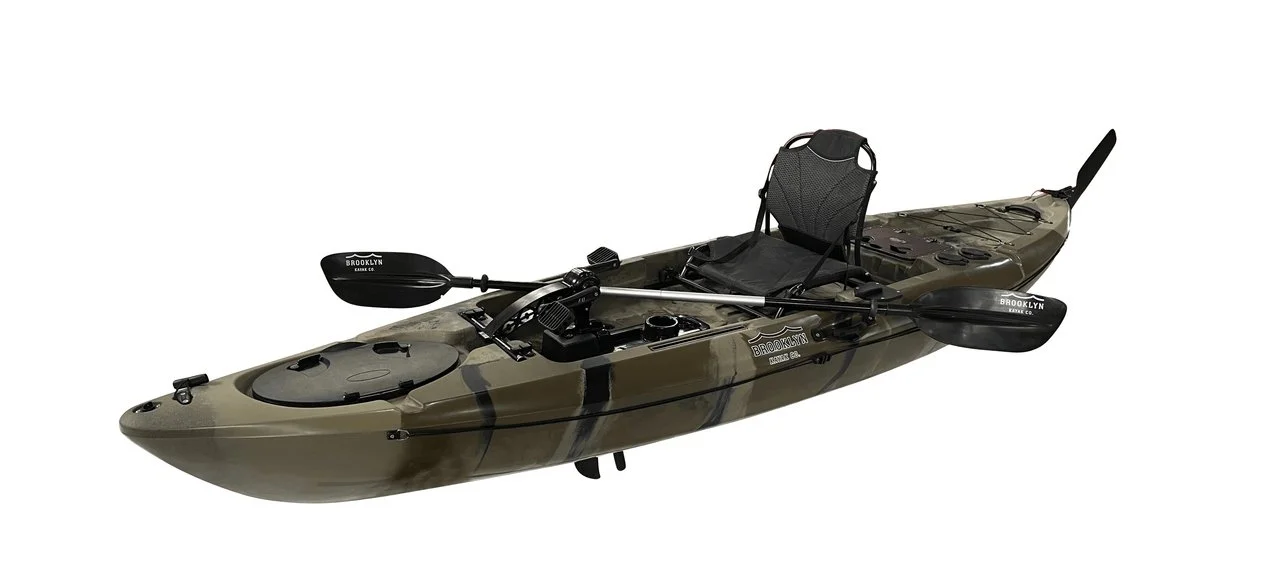 BKC Sit-on-Top Pedal Drive Angler Fishing Kayak