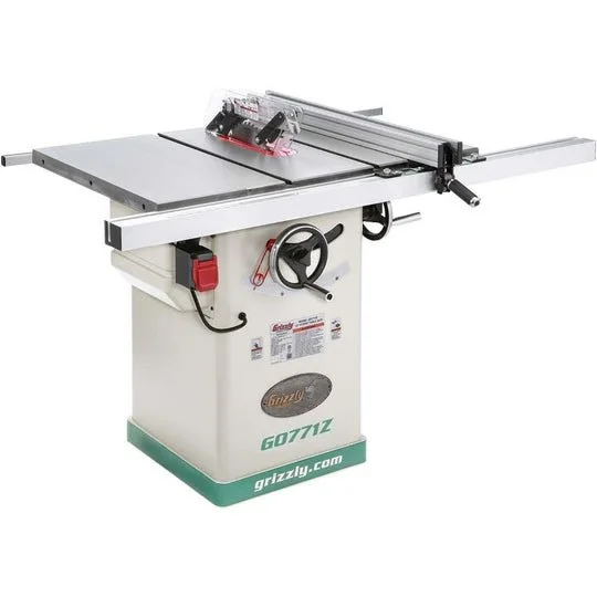 Grizzly 10 Inch 2 HP Hybrid Table Saw with T-Shaped Fence