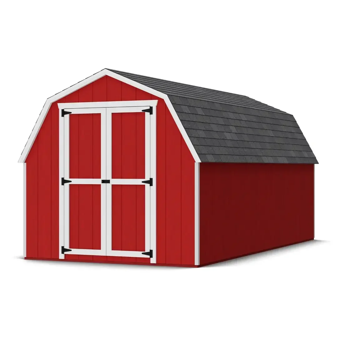 Little Cottage Co. 8 x 16 ft Gambrel Barn Shed Kit