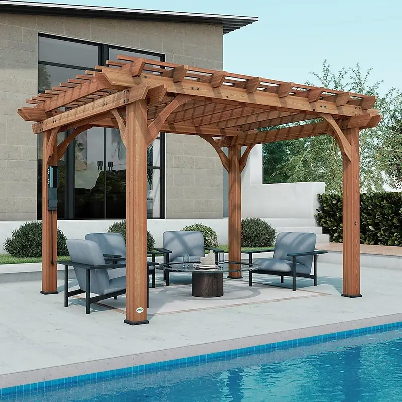 Backyard Discovery 10 x 12 ft Cedar Pergola
