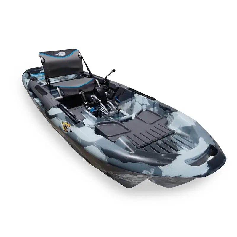 3 Waters 108 Inch Pedal Drive Fishing Kayak, Urban Camo - Image 3