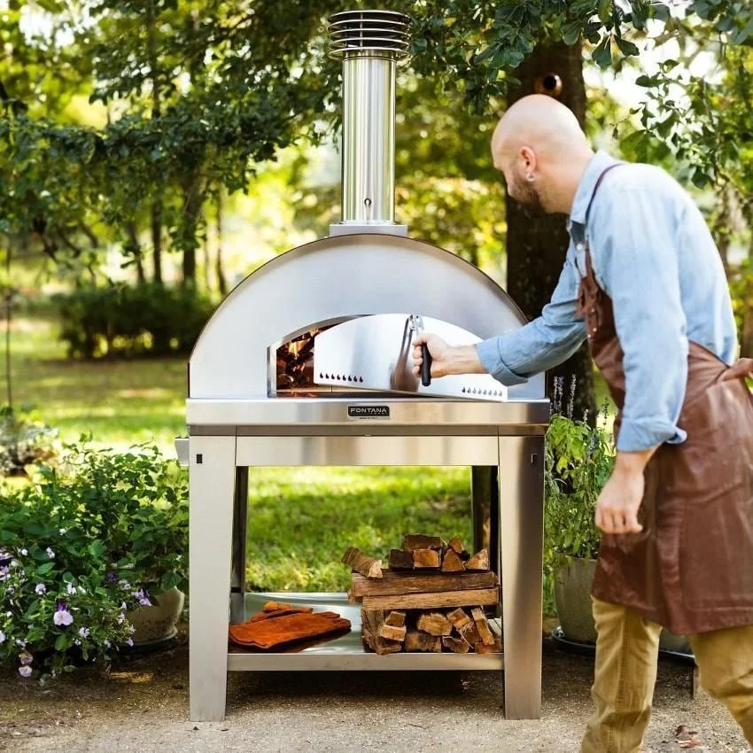 Fontana Wood-Fired Pizza Oven, Anthracite - Image 3