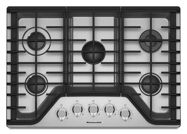 KitchenAid 30 Inch 5-Burner Gas Cooktop