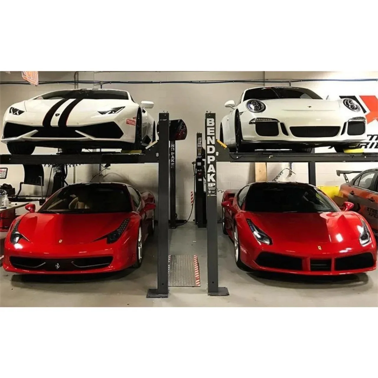 BendPak 9,000 lb Extra-Tall 4-Post Car Lift