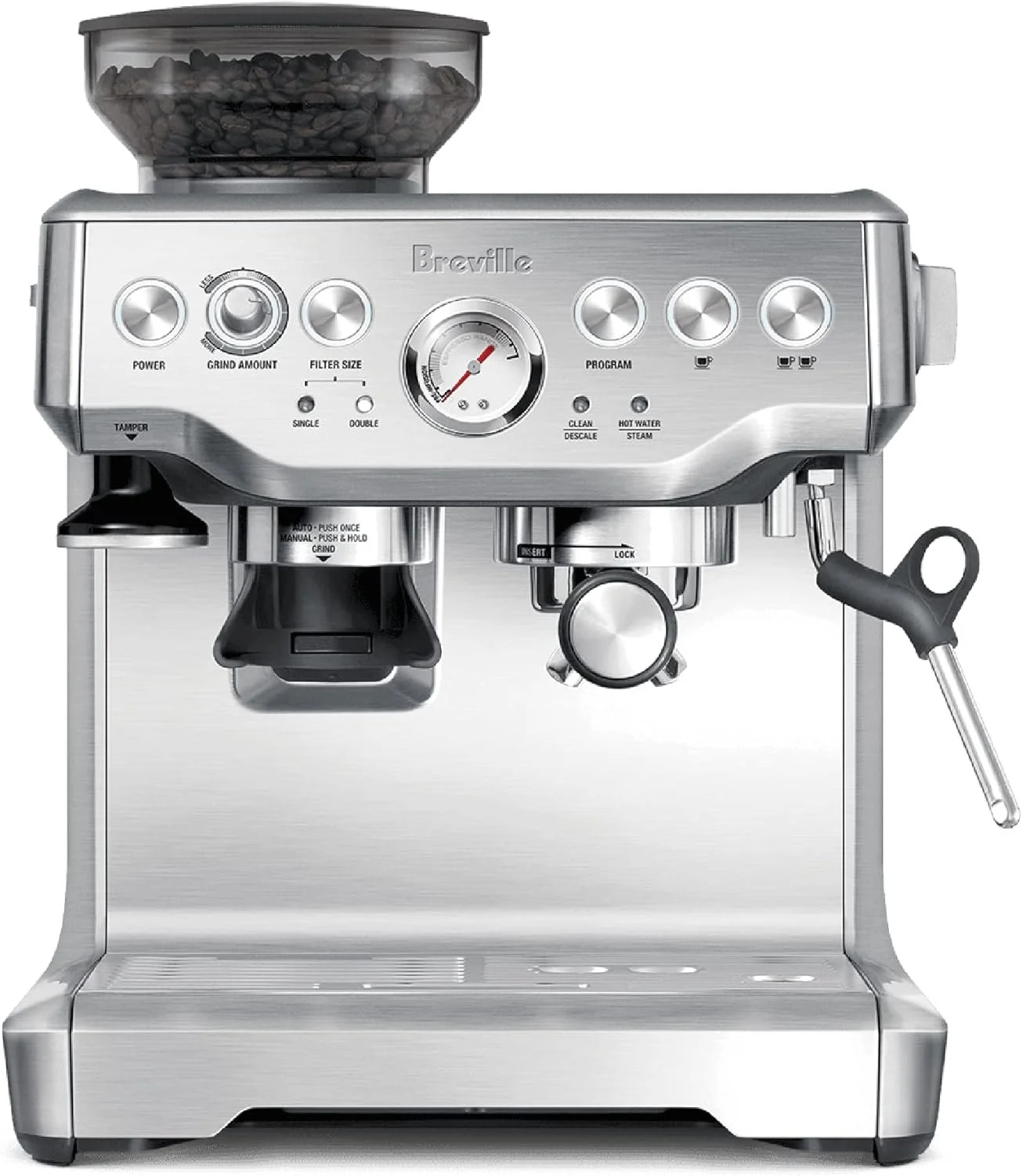 Breville Espresso Machine with Built-In Grinder