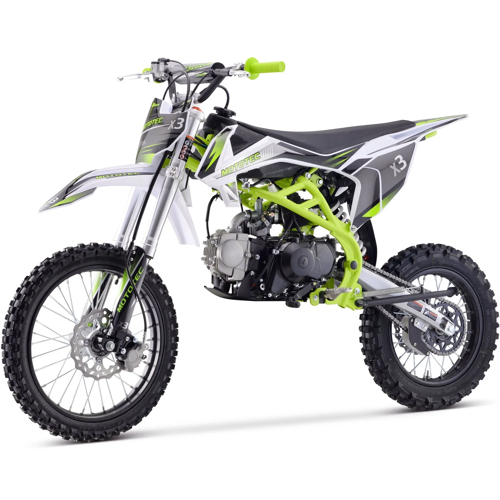 MotoTec 125cc 4-Stroke Gas Dirt Bike