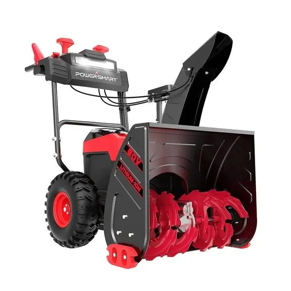 PowerSmart 24 Inch 80V Cordless Battery Snow Blower