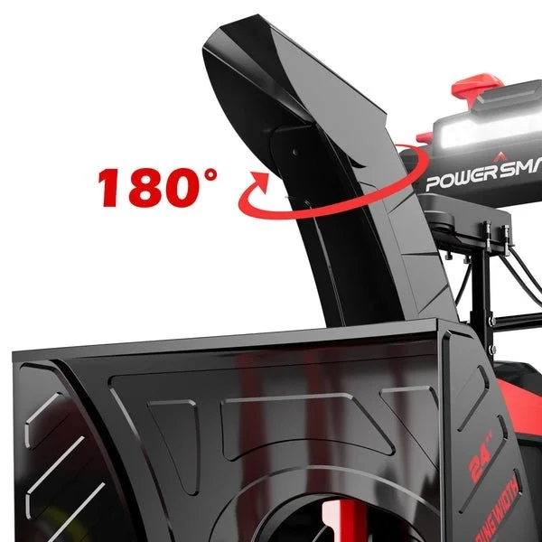 PowerSmart 24 Inch 80V Cordless Battery Snow Blower - Image 3
