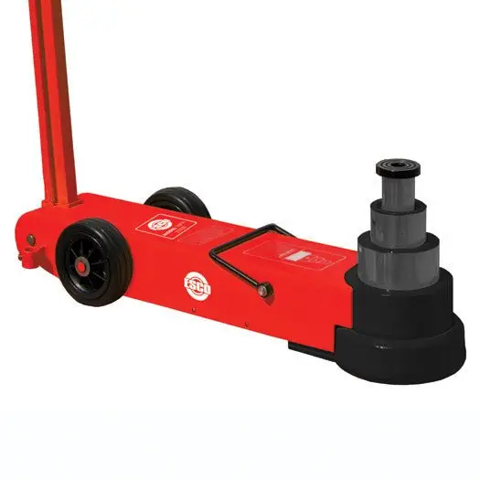 Esco 50 Ton 3-Stage Air Hydraulic Jack, Yellow