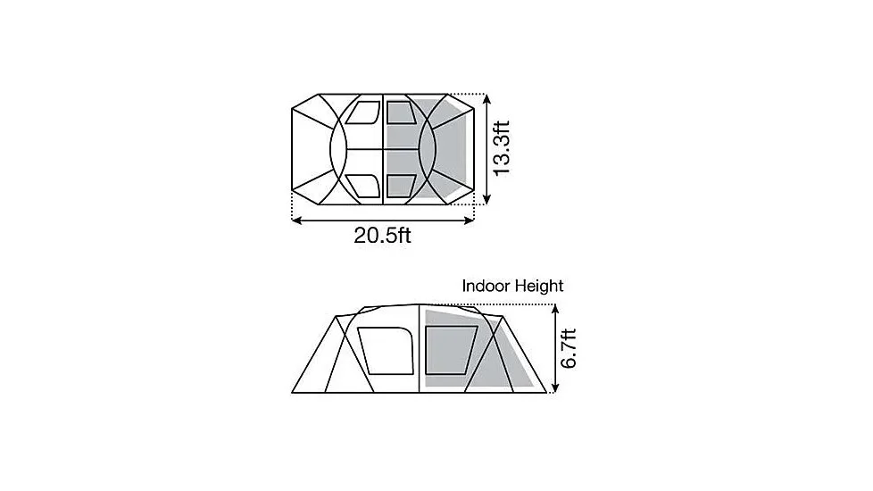 Snow Peak Large Shelter Camping Tent - Image 3