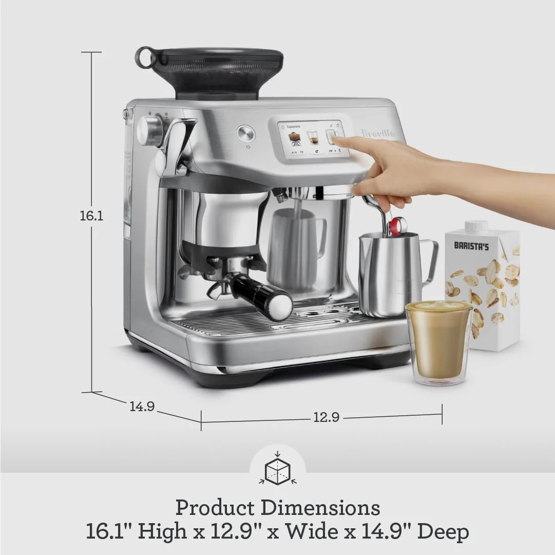 Breville Touchscreen Espresso Machine with Assisted Tamping - Image 7