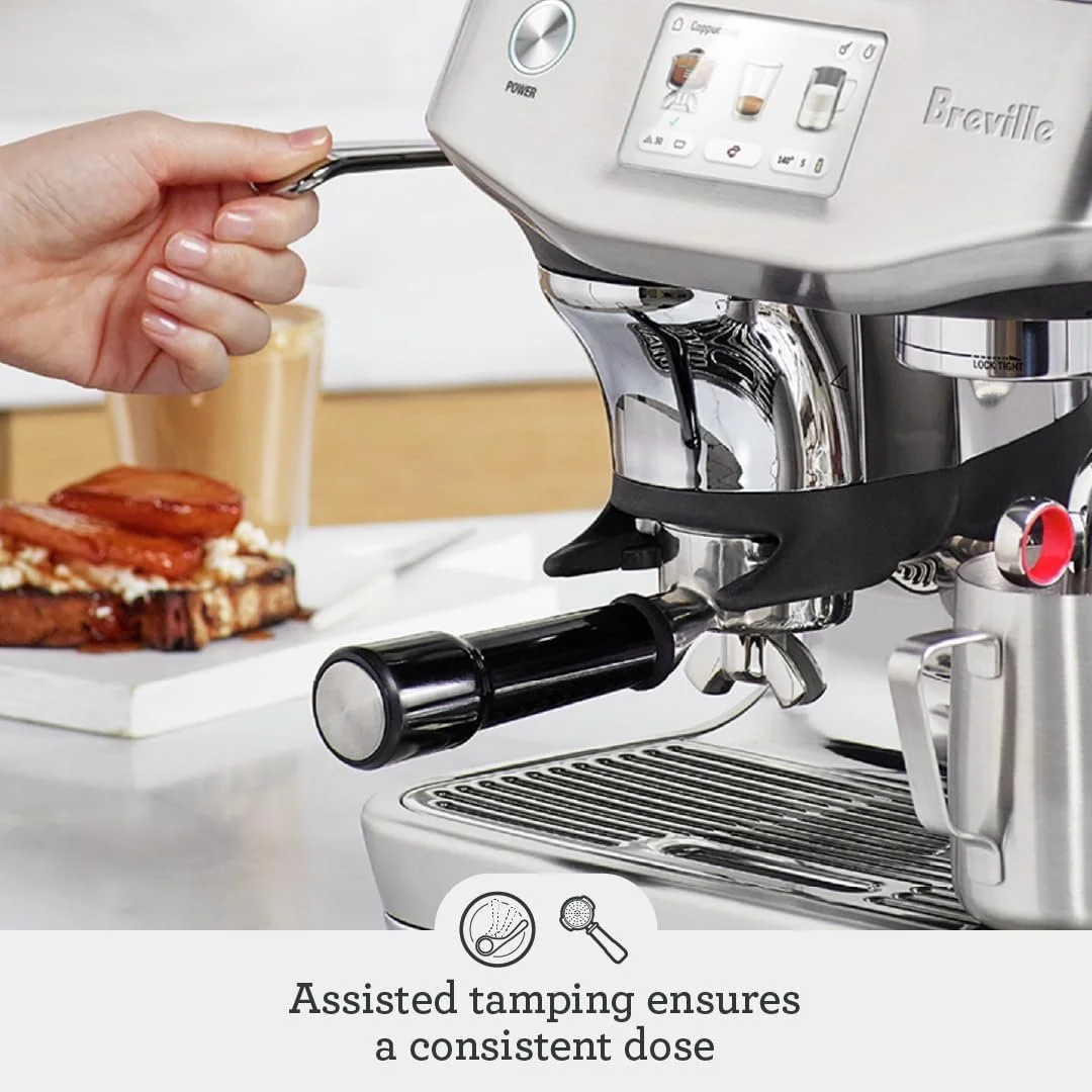 Breville Touchscreen Espresso Machine with Assisted Tamping - Image 4