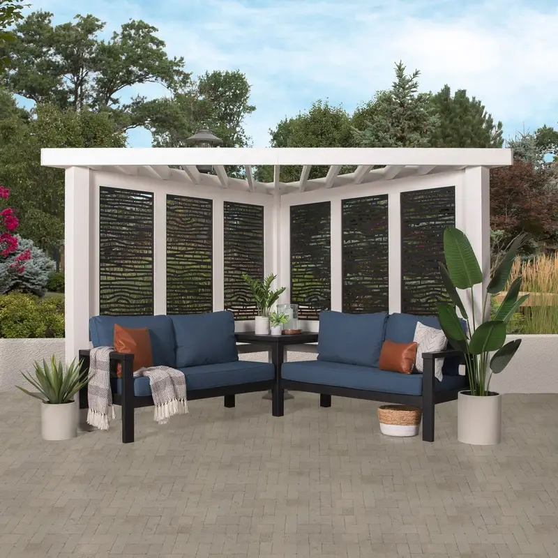 Backyard Discovery Modern Steel Cabana Pergola