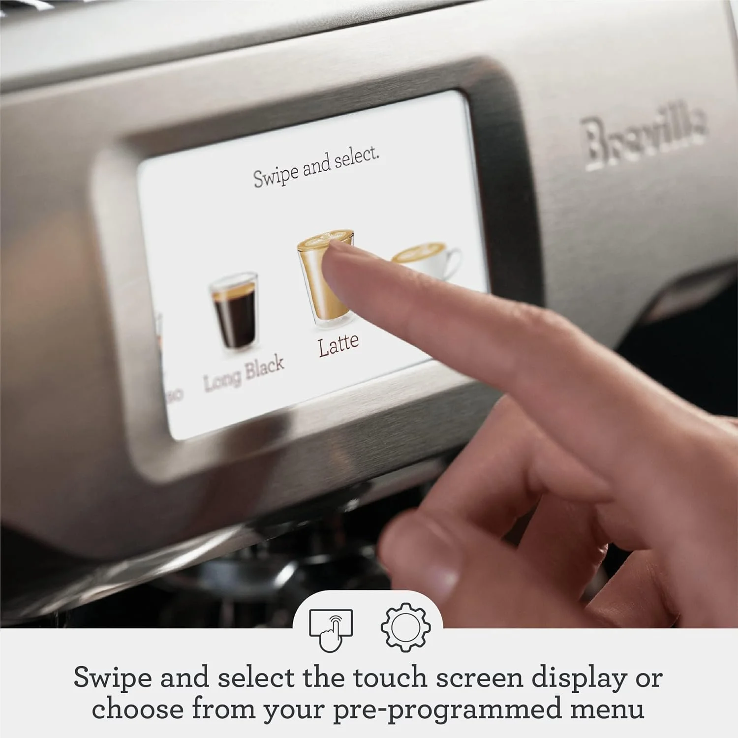 Breville Touchscreen Espresso Machine with Grinder - Image 2