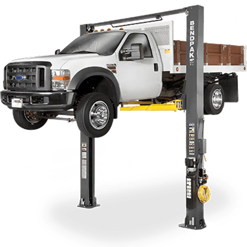 BendPak 10,000 lb Adjustable Width High Rise 2-Post Car Lift