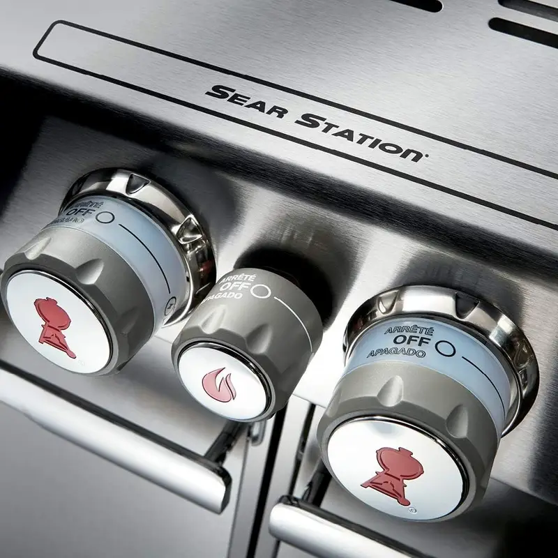 Weber 4-Burner Stainless Steel Gas Grill - Image 3