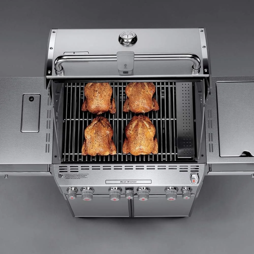 Weber 4-Burner Stainless Steel Gas Grill - Image 2