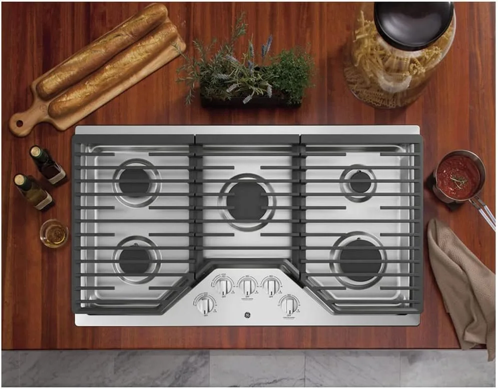 GE 36 Inch Built-In Gas Cooktop - Image 3