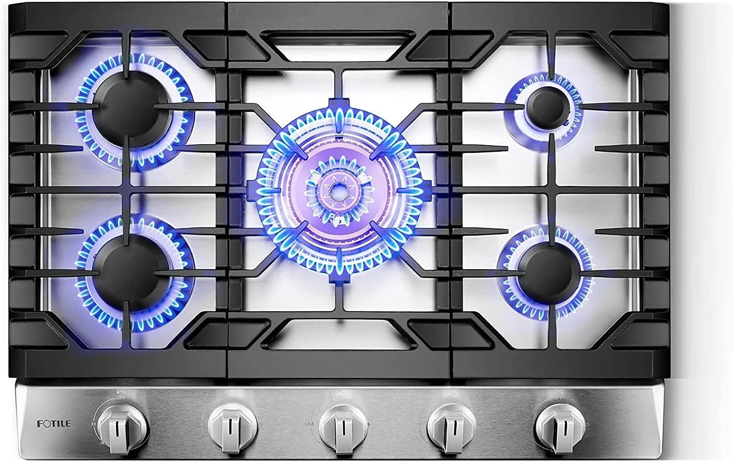 Fotile 30 Inch Tri-Ring Gas Cooktop