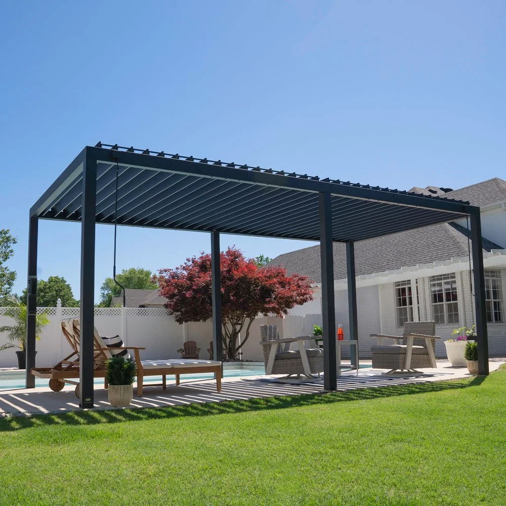 Backyard Discovery Louvered Aluminum Pergola