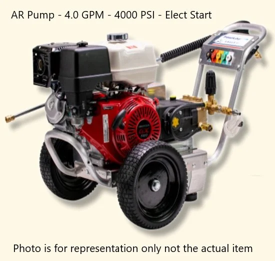 Pressure-Pro 4000 PSI 4.0 GPM Belt Drive Gas Pressure Washer with Electric Start