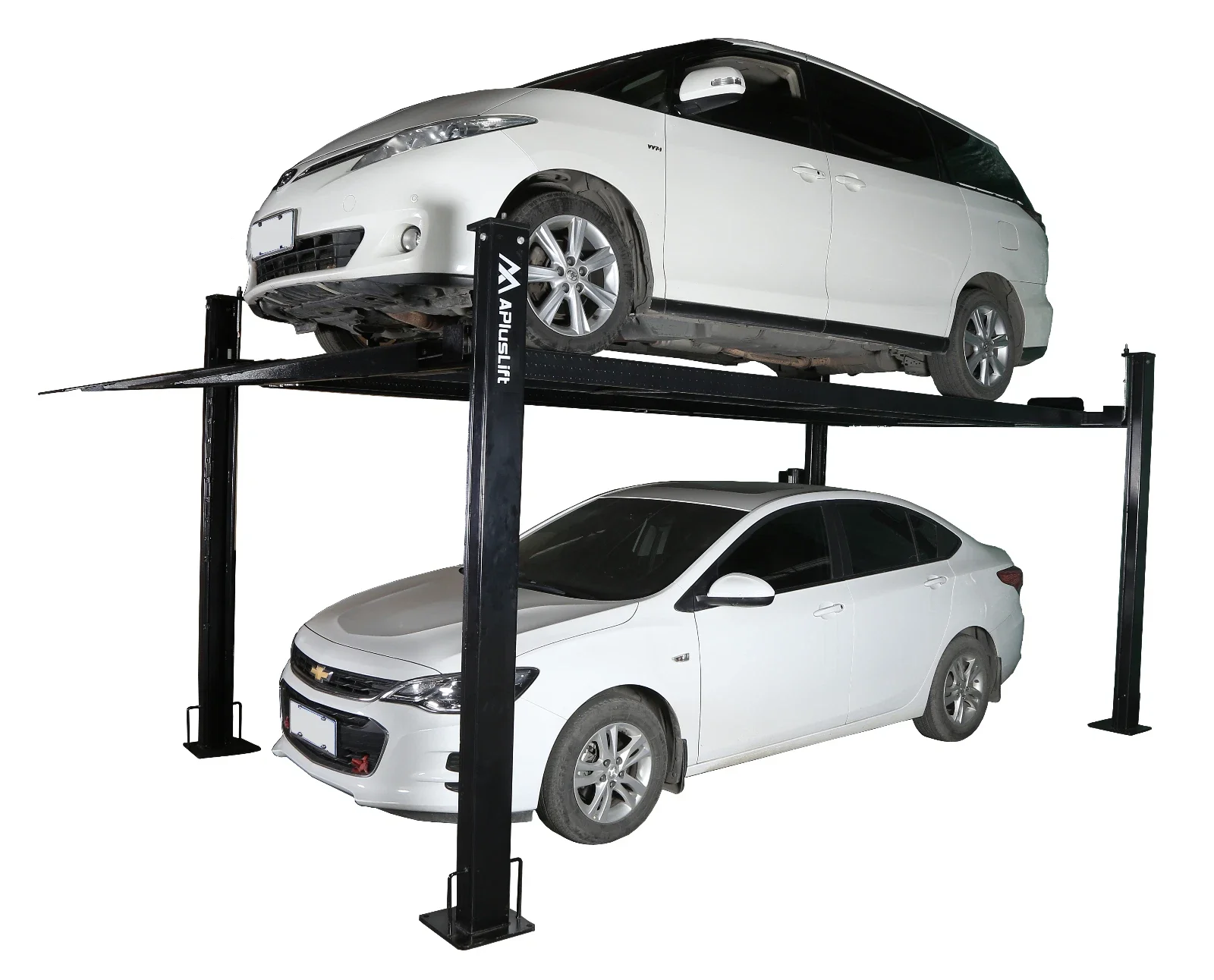 APlusLift 8000LB 4-Post Portable Storage Car Lift