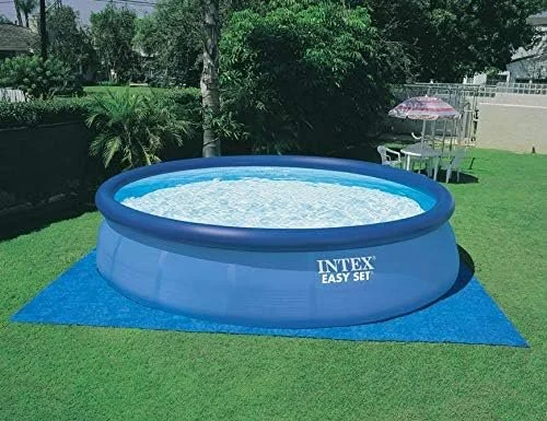 Intex 18 ft x 48 Inch Inflatable Above Ground Pool with Ladder and Pump - Image 3